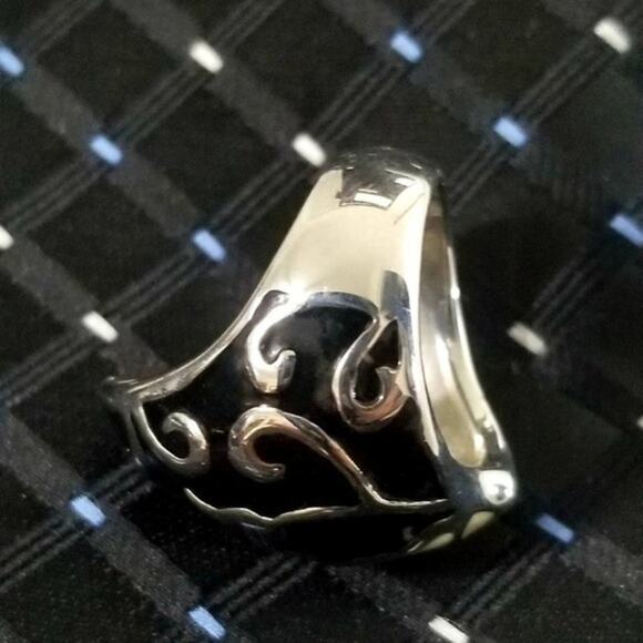 New stainless steel design with flower ring 6 - Picture 4 of 8